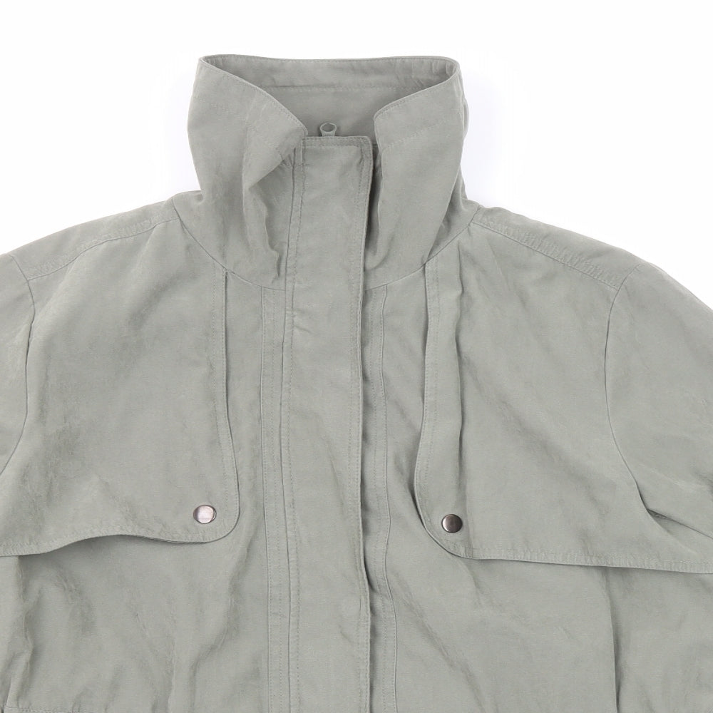 Authentic Womens Green Jacket Size 10 Button