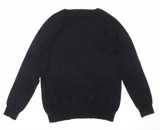 Womens UK Size M Dunnes Stores Black Pullover Jumper
