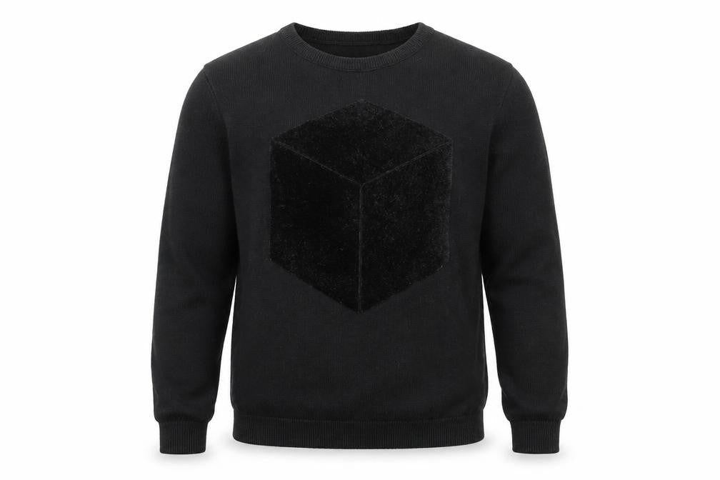 Mens UK Size S Refectory Black Pullover Jumper