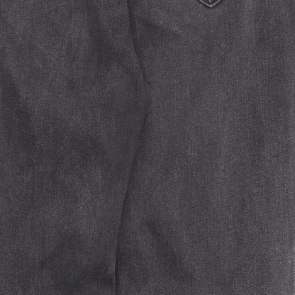 Gap Womens Black Cotton Straight Jeans Size 36 in Regular Zip