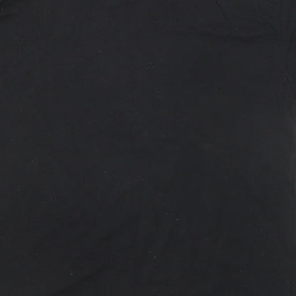 Bubblegum Mens Black Polyester T-Shirt Size M Round Neck - Super Dad