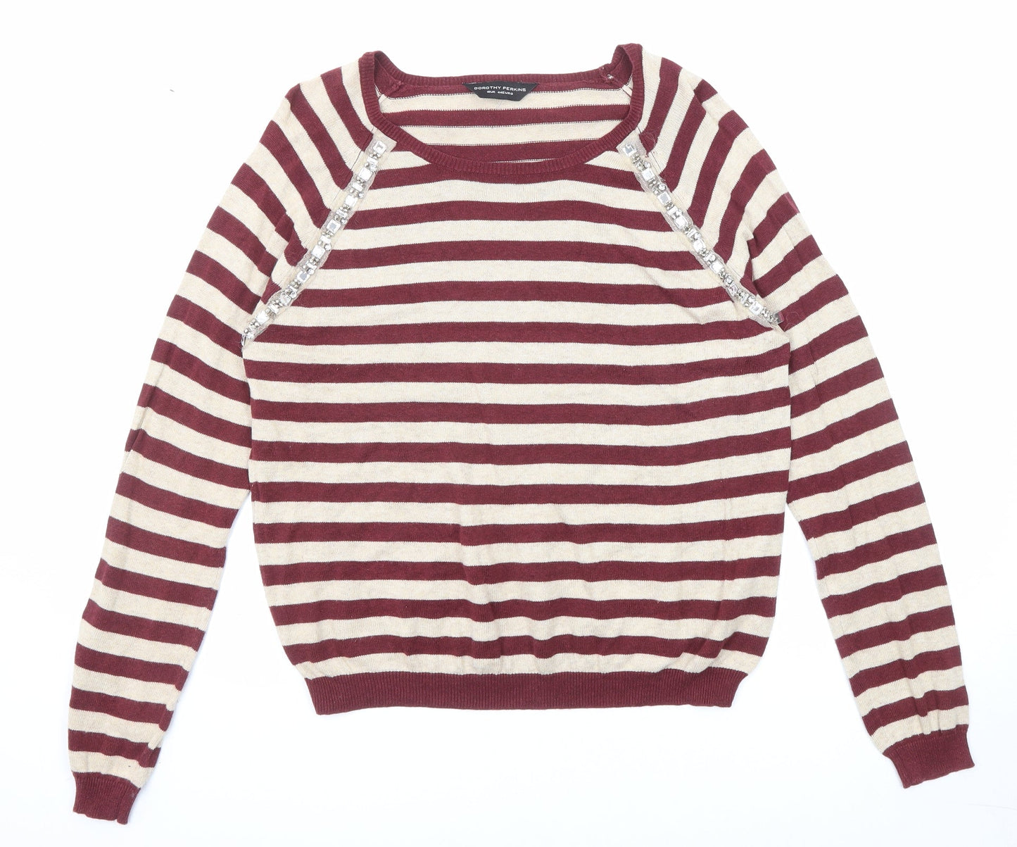 Womens UK Size 16 Dorothy Perkins Purple Pullover Jumper