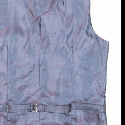 Heritage Collection Mens Blue Wool Jacket Suit Waistcoat Size 40 Regular
