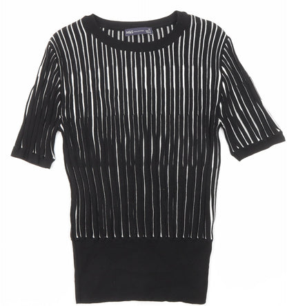 Womens UK Size 12 Marks and Spencer Black Pullover Jumper