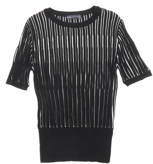 Womens UK Size 12 Marks and Spencer Black Pullover Jumper