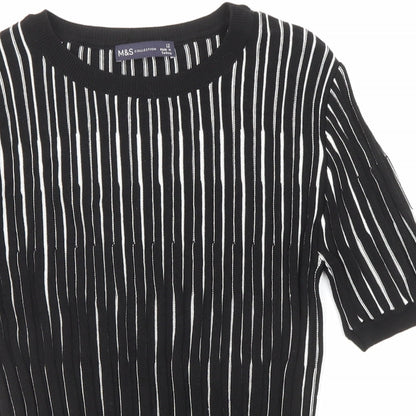 Womens UK Size 12 Marks and Spencer Black Pullover Jumper