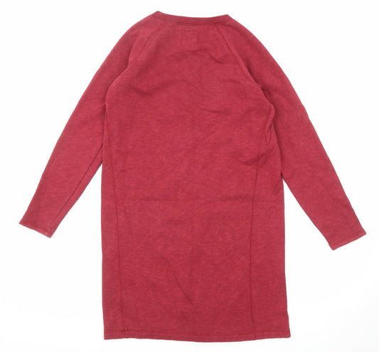 Womens UK Size 8 Jack Wills Red Pullover Sweatshirt