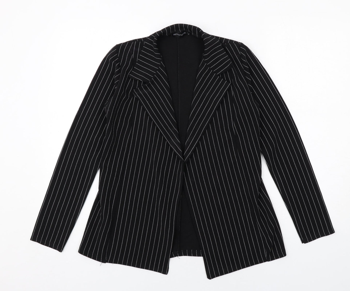 Womens UK Size S PRETTYLITTLETHING Black Jacket