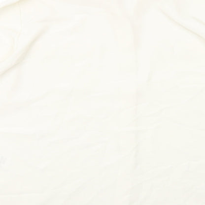 Womens UK Size 18 Marks and Spencer Ivory Basic Button-Up