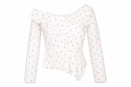 Womens UK Size 8 Nasty Gal White Basic Blouse