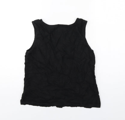 Womens UK Size 8 NEXT Black Basic Tank