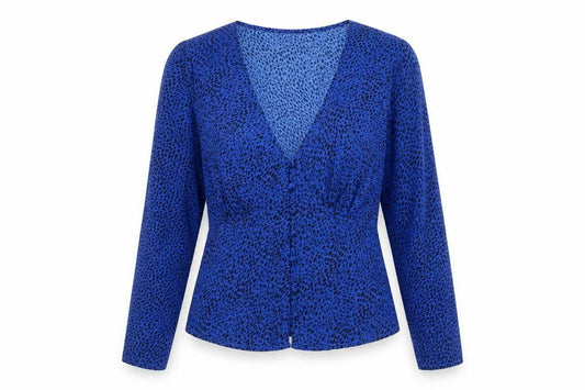 Womens UK Size M Brave Soul Blue Basic Blouse