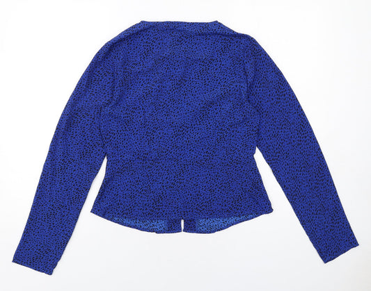 Womens UK Size M Brave Soul Blue Basic Blouse