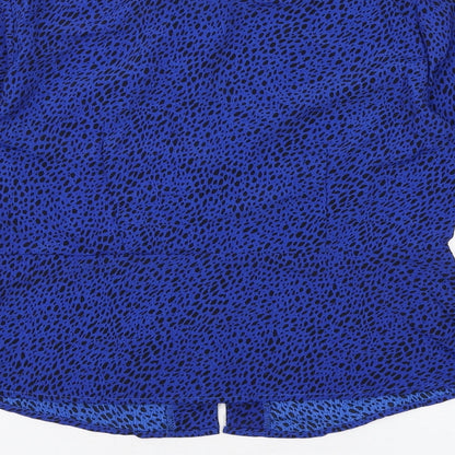 Womens UK Size M Brave Soul Blue Basic Blouse