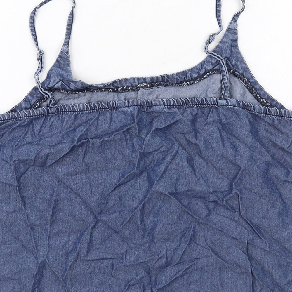 Womens UK Size 14 Encuentro Blue Camisole Tank