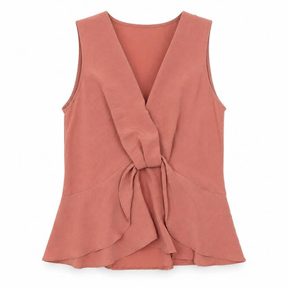 Womens UK Size 10 River Island Pink Basic Blouse
