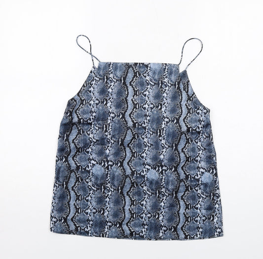 Womens UK Size 8 H&M Blue Camisole Tank