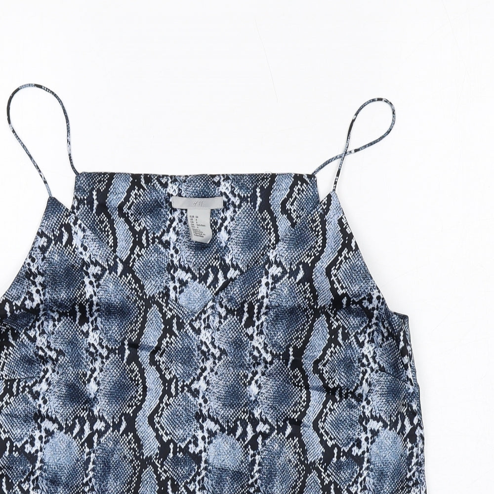 Womens UK Size 8 H&M Blue Camisole Tank