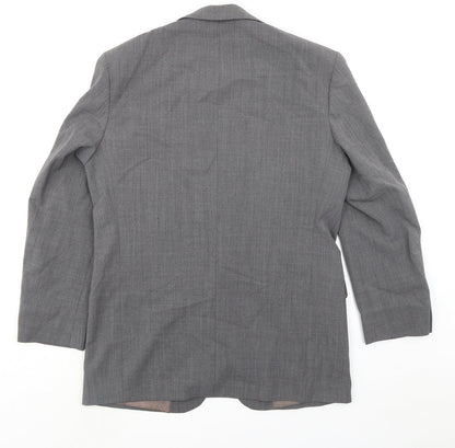 Mens UK Size 40 Marks and Spencer Regular Grey Suit Jacket