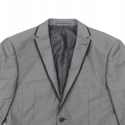 Mens UK Size 38 NEXT Regular Grey Suit Jacket