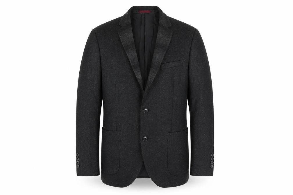 Mens UK Size 38 MOSS LONDON Regular Black Suit Jacket
