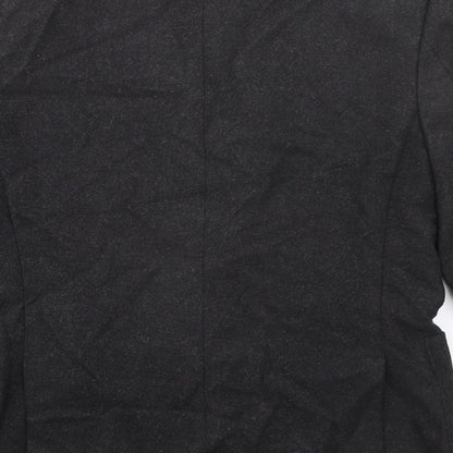 Mens UK Size 38 MOSS LONDON Regular Black Suit Jacket