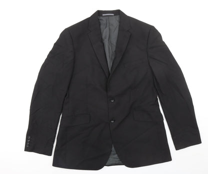 Mens UK Size 42 Marks and Spencer Big & Tall Black Suit Jacket