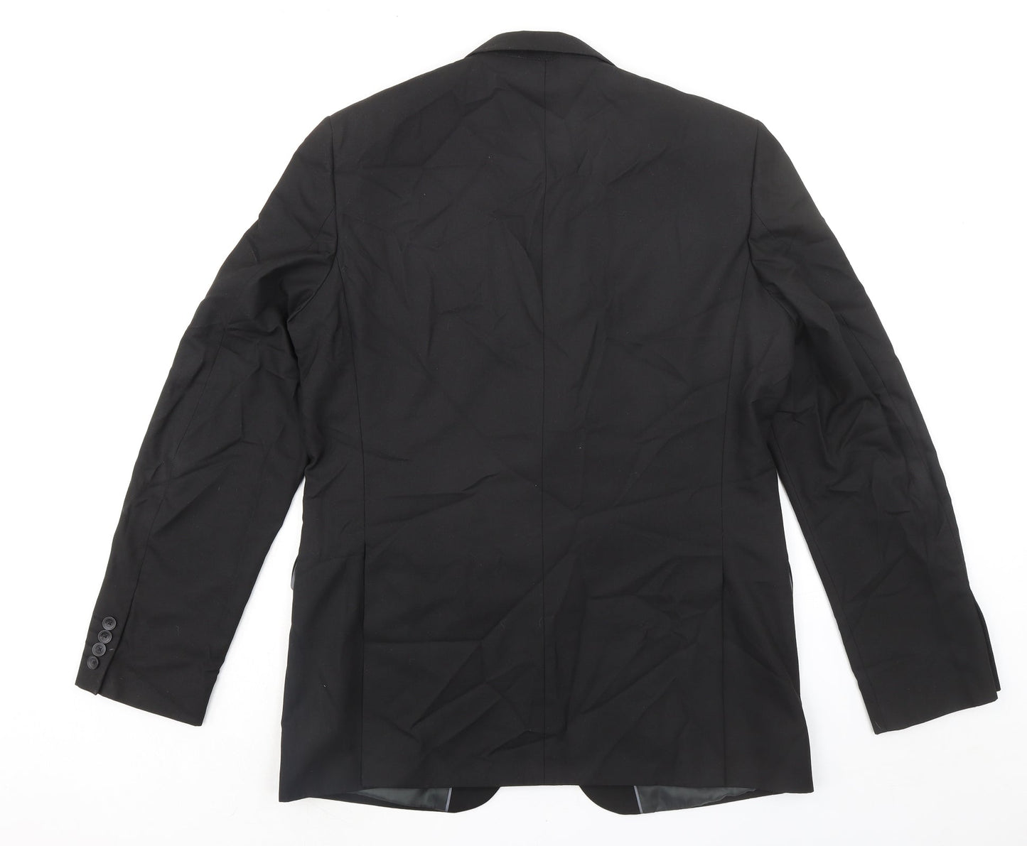 Mens UK Size 42 Marks and Spencer Big & Tall Black Suit Jacket