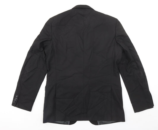 Mens UK Size 42 Marks and Spencer Big & Tall Black Suit Jacket