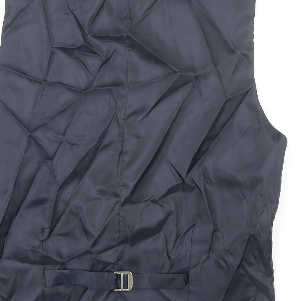 Mens UK Size 38 Boohoo Regular Blue Suit Jacket