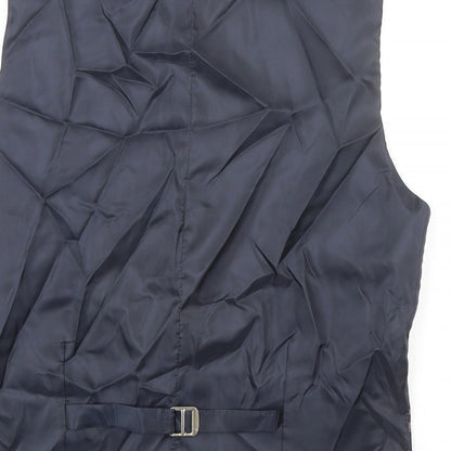 Mens UK Size 38 Boohoo Regular Blue Suit Jacket