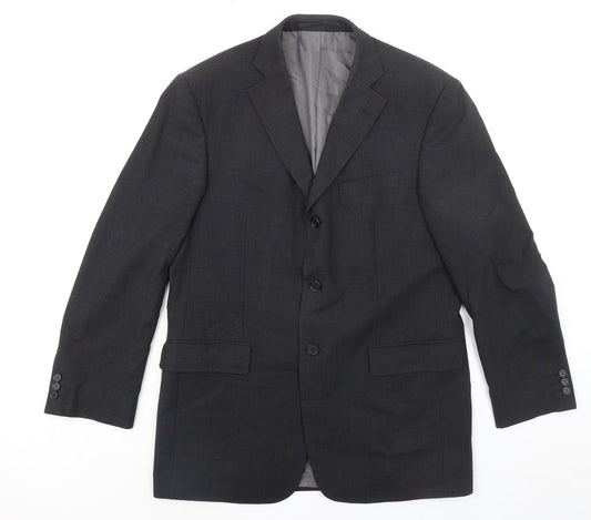 Mens UK Size 40 Marks and Spencer Regular Grey Suit Jacket