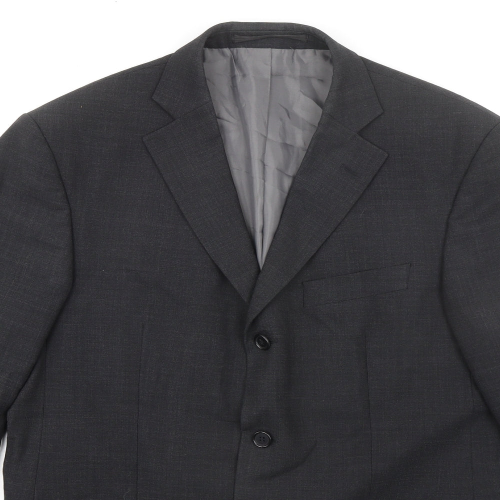 Mens UK Size 40 Marks and Spencer Regular Grey Suit Jacket