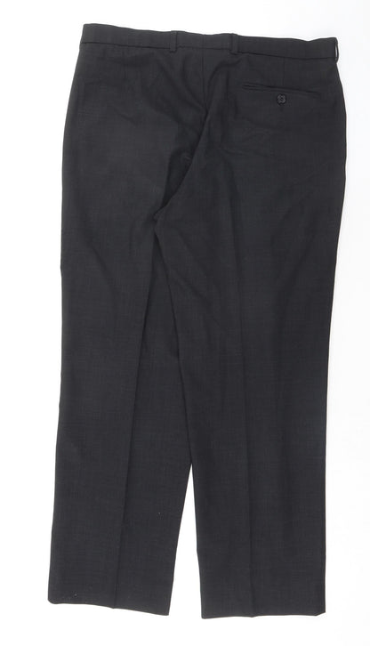Mens UK Size 34 Marks and Spencer Regular Grey Suit 2 Piece