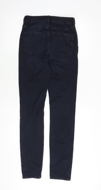 Womens UK Size 8 Marks and Spencer Regular Fit Skinny Blue Jeans