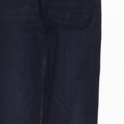 Womens UK Size 8 Marks and Spencer Regular Fit Skinny Blue Jeans