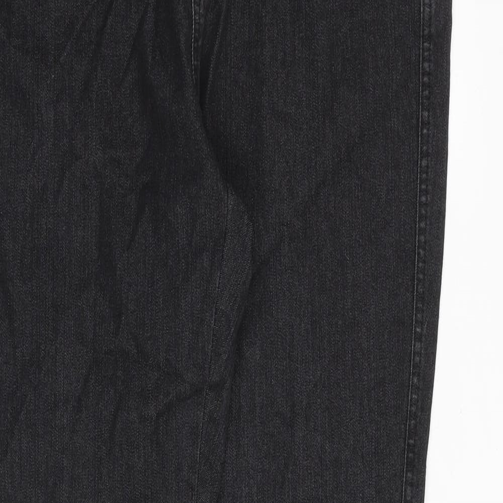 Mia Moda Womens Grey Cotton Skinny Jeans Size 16 Regular
