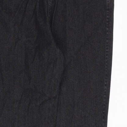 Mia Moda Womens Grey Cotton Skinny Jeans Size 16 Regular