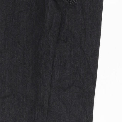 Mia Moda Womens Grey Cotton Skinny Jeans Size 16 Regular