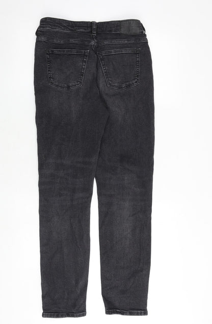 Mens UK Size 30 in River Island Regular Fit Skinny Grey Jeans