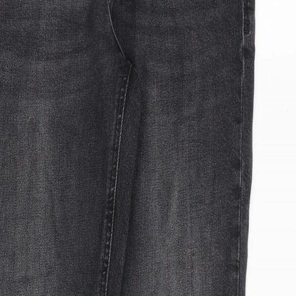 Mens UK Size 30 in River Island Regular Fit Skinny Grey Jeans