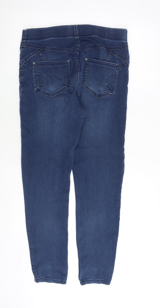 Soon Womens Blue Cotton Jegging Jeans Size 12 Regular