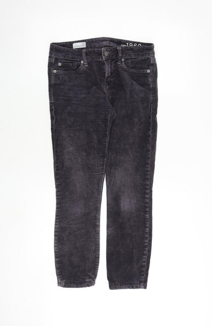 Womens UK Size 25 in Gap Slim Fit  Grey Trousers
