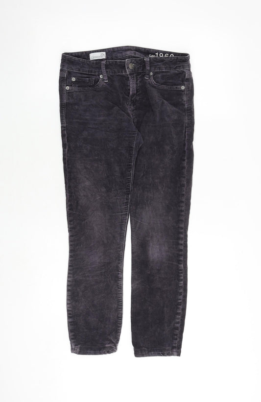 Womens UK Size 25 in Gap Slim Fit  Grey Trousers