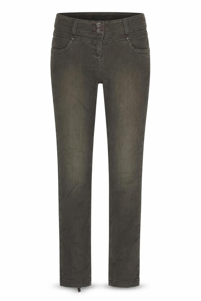 Womens UK Size 8 NEXT Regular Fit Skinny Green Jeans