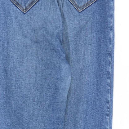 /Denim Womens Blue Cotton Skinny Jeans Size 12 Regular Zip