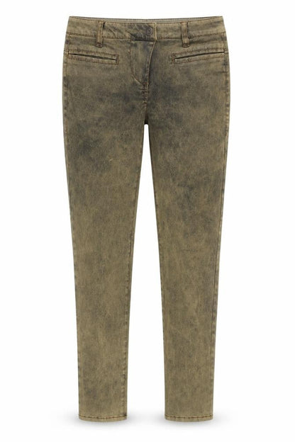 Womens UK Size 4 Sandwich Slim Fit Skinny Brown Jeans