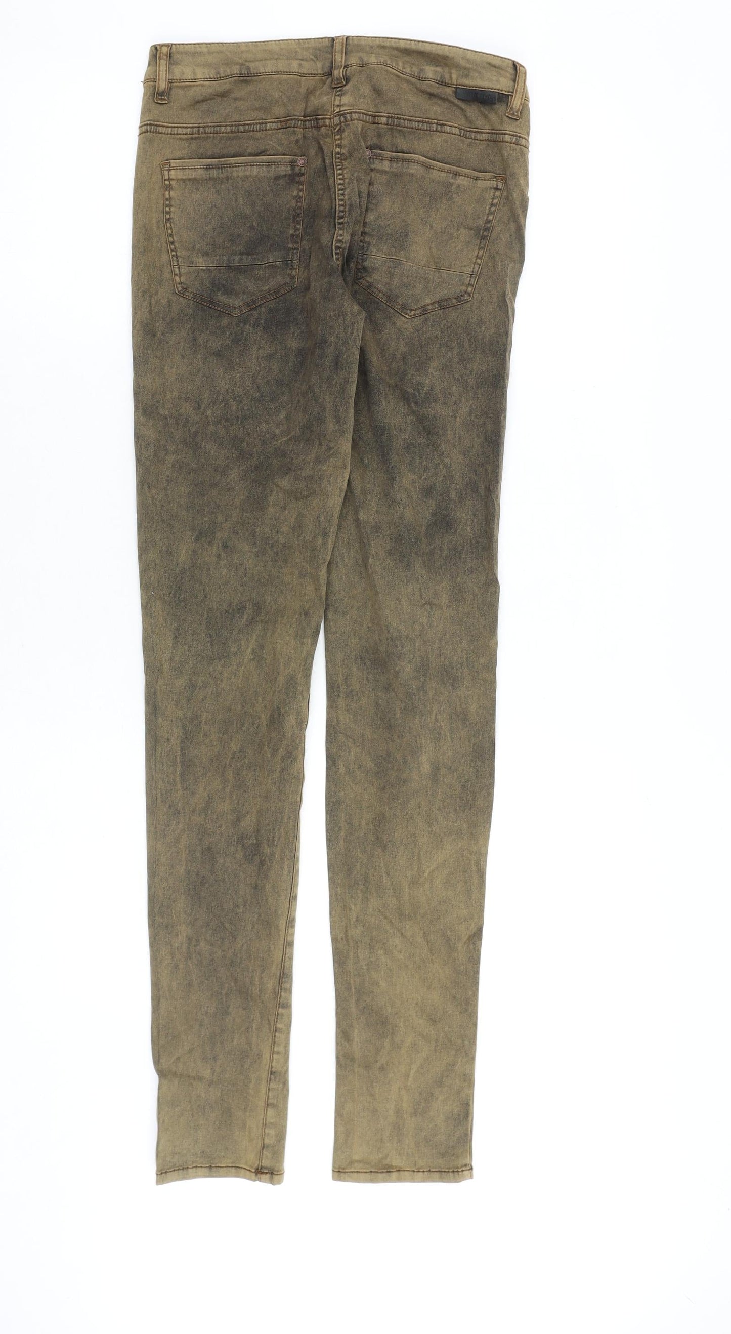 Sandwich Womens Brown Cotton Skinny Jeans Size 4 Slim Zip