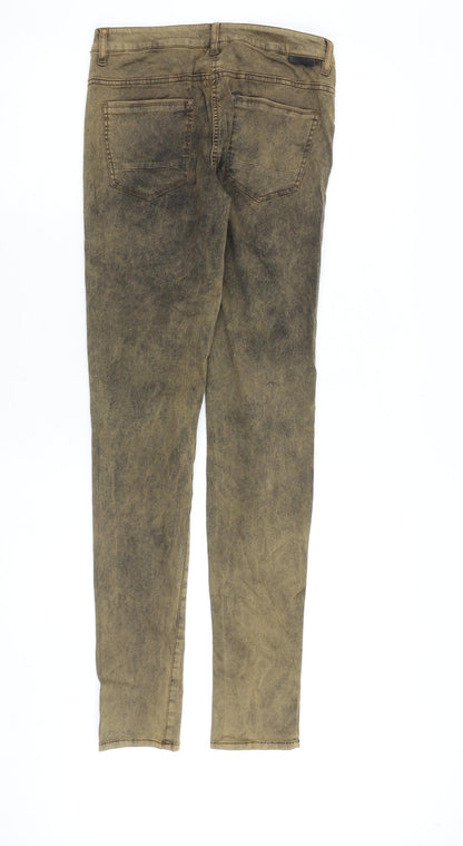 Sandwich Womens Brown Cotton Skinny Jeans Size 4 Slim Zip