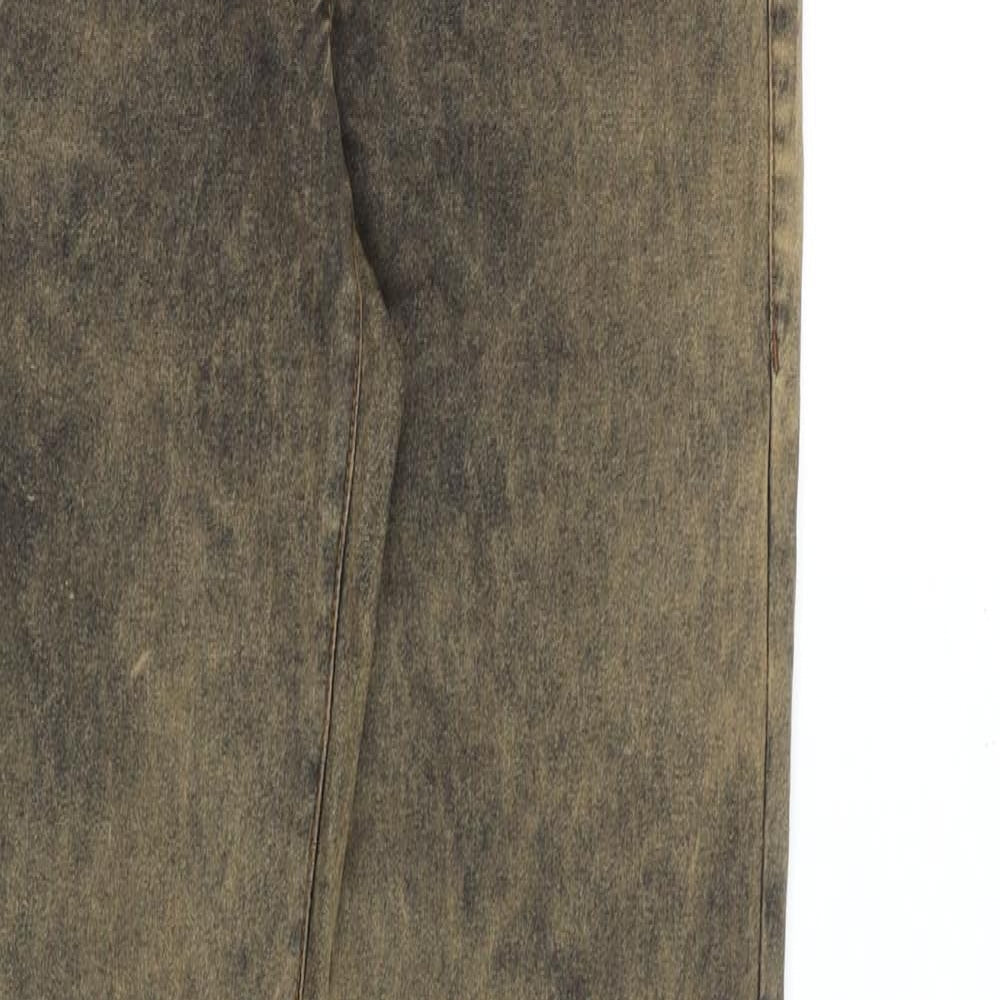 Sandwich Womens Brown Cotton Skinny Jeans Size 4 Slim Zip